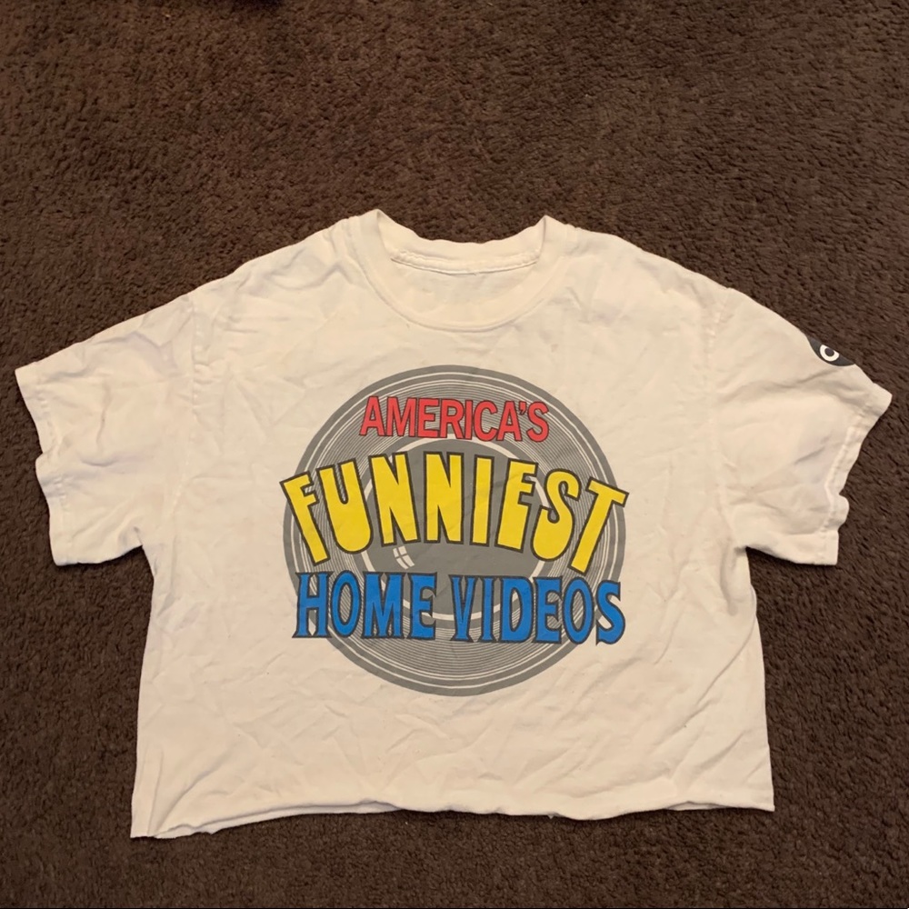 Vintage cropped America’s Funniest Videos shirt